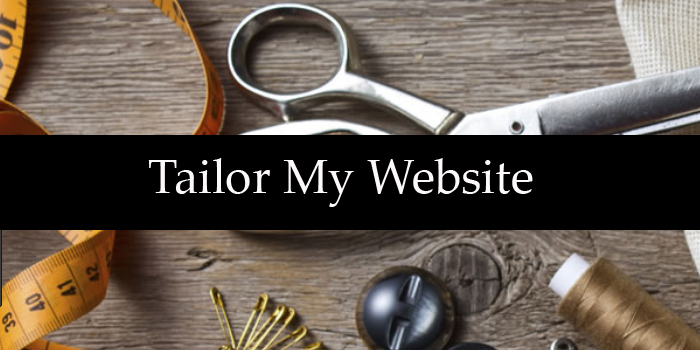 Tailor My Webiste ORG HOME.